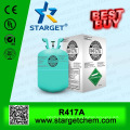 China manufacture of refrigerant gas r417a with hith pure above 99.9%